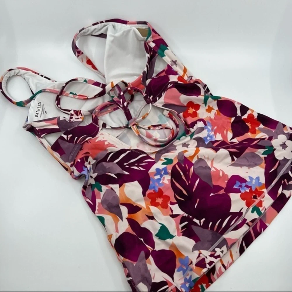 Athleta Small TALL Daybreak Triangle Tankini Top - Picture 6 of 10
